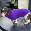 Long neck coat - Purple